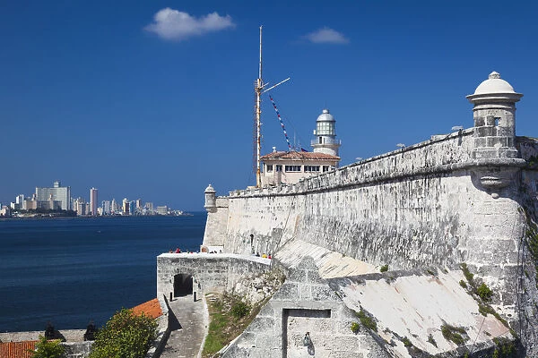 Cuba, Havana, Castillo de los Tres Santos Reys del Morro fortress