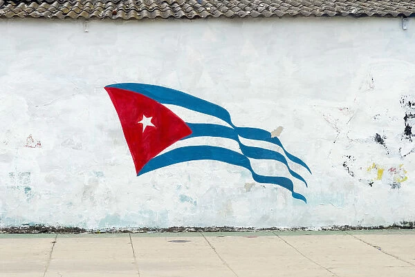 Cuba, Havana, Cuban flag