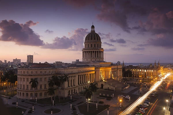 Cuba, Havana, Havana Vieja of the Capitolio Nacional