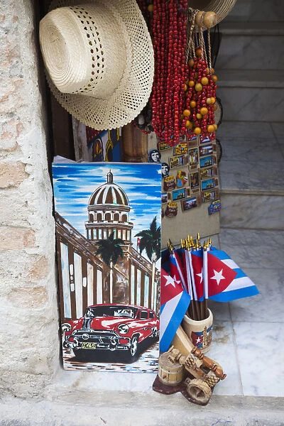 Cuba, Havana, Havana Vieja, Cuban souvenirs