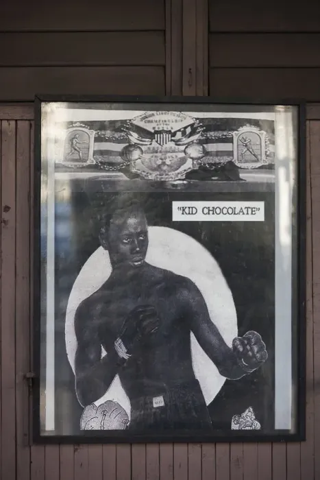 Framed Print : Cuba, Havana, Havana Vieja, sign for the Kid Chocolate gym, named after champion Cuban Framed Print : Cuba, Havana, Havana Vieja, sign for the Kid Chocolate gym, named after champion Cuban