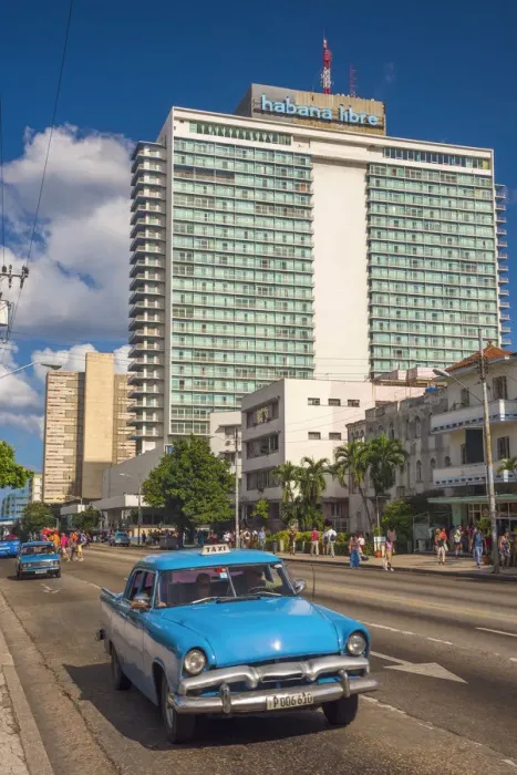 Framed Print : Cuba, Havana, Vedadao, Habana Libre Hotel, formerly Habana Hilton Framed Print : Cuba, Havana, Vedadao, Habana Libre Hotel, formerly Habana Hilton