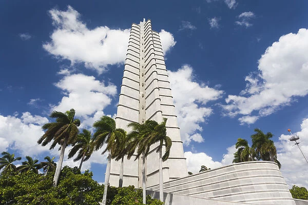 Cuba, Havana, Vedado, Plaza de la Revolucion, Jose Marti Monument