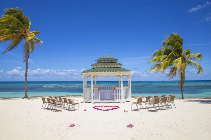 Framed Print : Cuba, Holguin Province, Gazebo set up for a wedding on Playa Guardalvaca Framed Print : Cuba, Holguin Province, Gazebo set up for a wedding on Playa Guardalvaca
