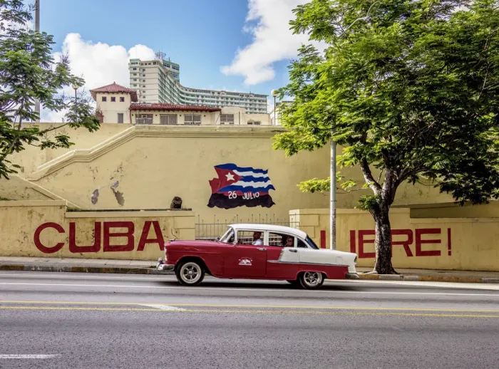 Framed Print : Cuba Libre Mural Painting, 23 Avenue, Havana, La Habana Province, Cuba Framed Print : Cuba Libre Mural Painting, 23 Avenue, Havana, La Habana Province, Cuba