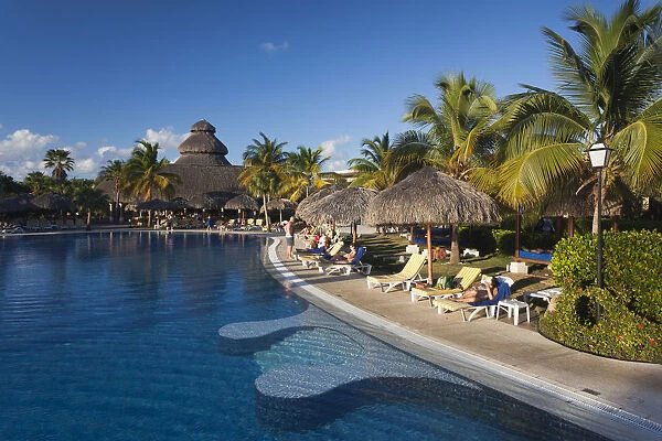Cuba, Matanzas Province, Varadero, Hotel Iberostar Varadero, poolside