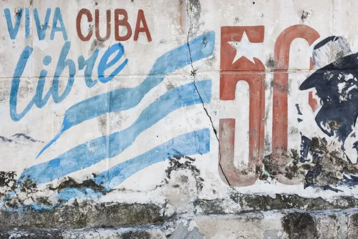 Framed Print : Cuba, Matanzas Province, Varadero, revolutionary wall mural Framed Print : Cuba, Matanzas Province, Varadero, revolutionary wall mural