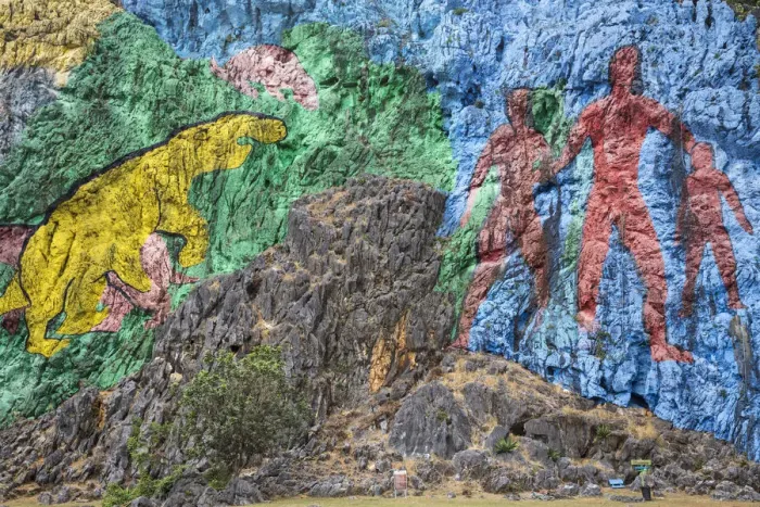 Framed Print : Cuba, Pinar del Raio Province, Vinales, Mural de la Prehistoria Framed Print : Cuba, Pinar del Raio Province, Vinales, Mural de la Prehistoria