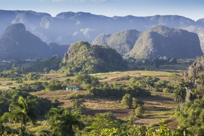Framed Print : Cuba, Pinar del Rio Province, Vinales, View of Vinales valley