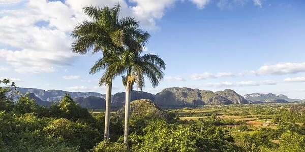 Cuba, Pinar del Rio Province, Vinales, View of Vinales valley