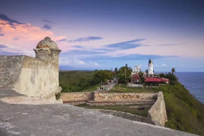 Framed Print : Cuba, Santiago de Cuba Province, Santiago de Cuba, Lighthouse at Castillo de San Pedro Framed Print : Cuba, Santiago de Cuba Province, Santiago de Cuba, Lighthouse at Castillo de San Pedro