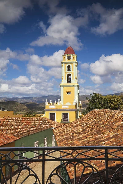 Cuba, Trinidad, View of Musuem National de la Luncha Contra Bandidos - former convent