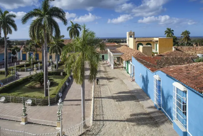 Framed Print : Cuba, Trinidad, View of Plaza Mayor Framed Print : Cuba, Trinidad, View of Plaza Mayor