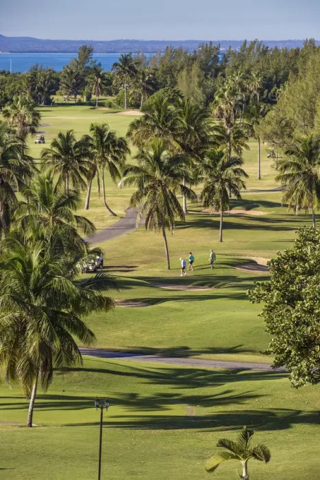 Framed Print : Cuba, Varadero, Golfers at Varadero Golf Course