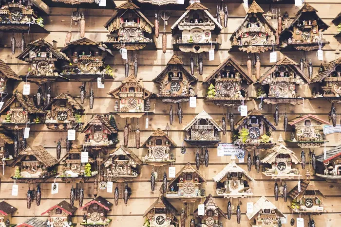 Framed Print : Cuckoo clocks, Black Forest, Baden-WAorttemberg, Germany Framed Print : Cuckoo clocks, Black Forest, Baden-WAorttemberg, Germany