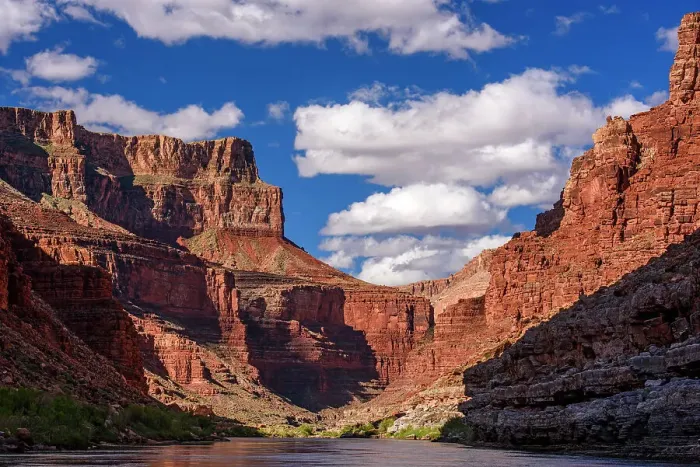 Framed Print : Cumulous clouds over the Grand Canyon, Grand Canyon National Park, Arizona, USA