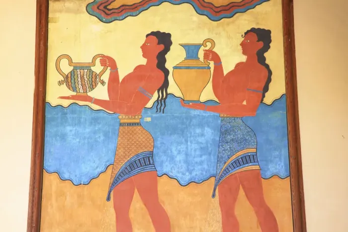 Framed Print : Cup-Bearer Fresco In The South Propylon, The Minoan Palace Of Knossos, Knossos, Heraklion Framed Print : Cup-Bearer Fresco In The South Propylon, The Minoan Palace Of Knossos, Knossos, Heraklion