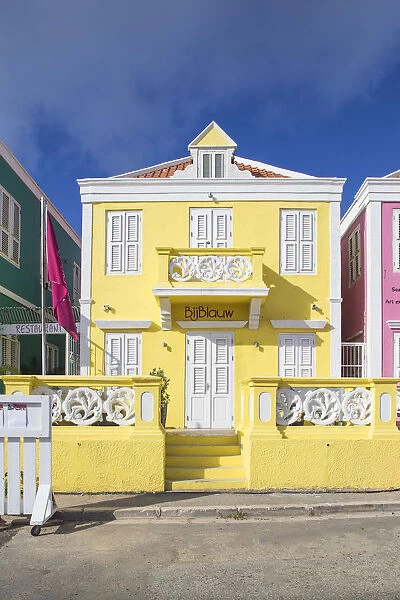 Curacao, Willemstad, Pietermaai, Bij Blauw Boutique hotel and restaurant