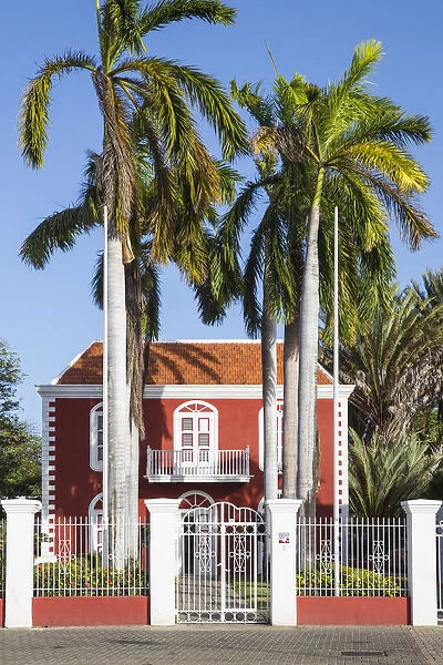 Curacao, Willemstad, Pietermaai, Restored Colonal building
