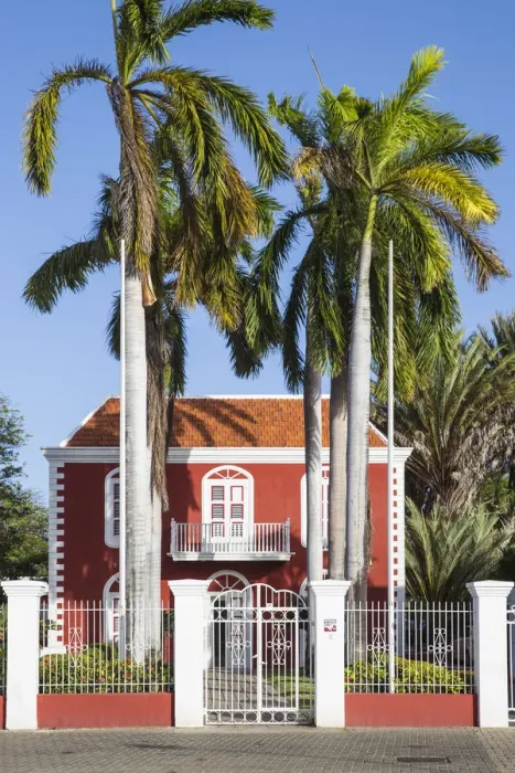Framed Print : Curacao, Willemstad, Pietermaai, Restored Colonal building Framed Print : Curacao, Willemstad, Pietermaai, Restored Colonal building