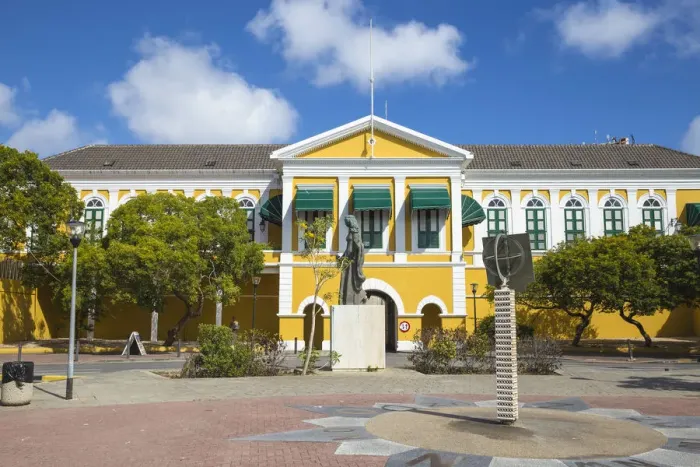 Framed Print : Curacao, Willemstad, Punda, Fort Amsterdam, Governors Palace and Fort Church museum Framed Print : Curacao, Willemstad, Punda, Fort Amsterdam, Governors Palace and Fort Church museum