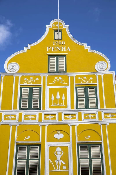 Curacao, Willemstad, Punda, The Penha building - a former merchants house built in 1708