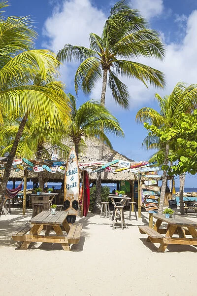 Curacao, Willemstad, Seaquarium beach, also known as Mambo beach