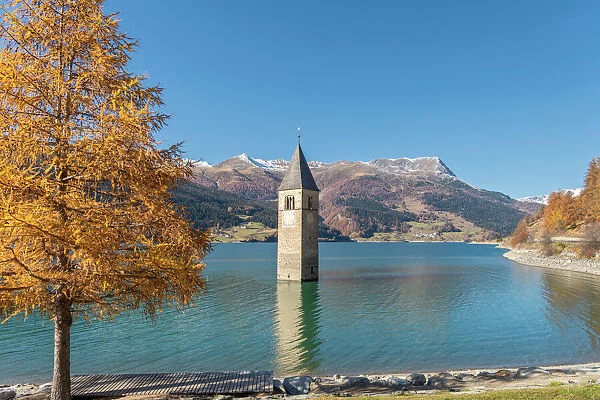 Curon  /  Graun, province of Bolzano, Venosta Valley, South Tyrol, Italy