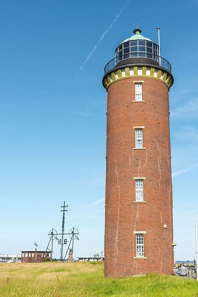 Cuxhaven, Lower Saxony, Germany. Cuxhaven lighthouse