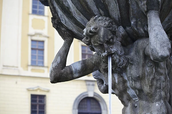 Czech Republic, Moravia, Olomouc, Fountain Of The Tritons In Republic Square (Nam