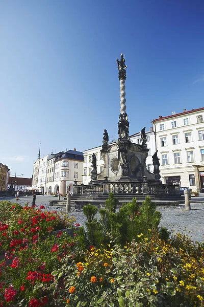 Czech Republic, Moravia, Olomouc, Marian Plague Column In Lower Square (Dolni Nam)