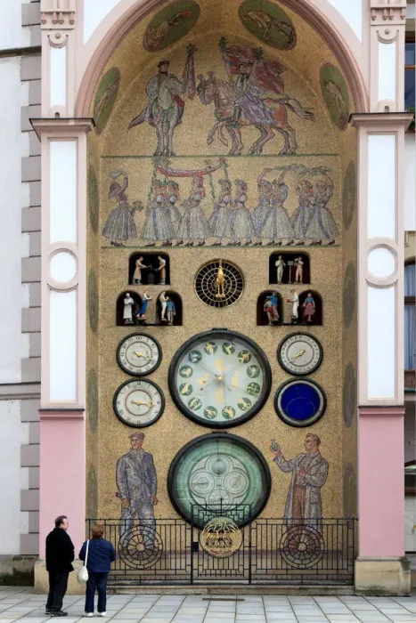 Framed Print : Czech Republic, Northern Moravia, Olomouc, Horni Namesti Square, Communist Style