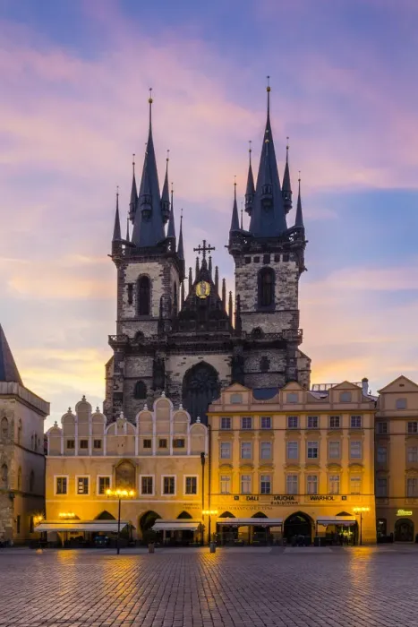 Framed Print : Czech Republic, Prague, Stare Mesto (Old Town). Tyn Cathedral on Staromestske namesti Framed Print : Czech Republic, Prague, Stare Mesto (Old Town). Tyn Cathedral on Staromestske namesti