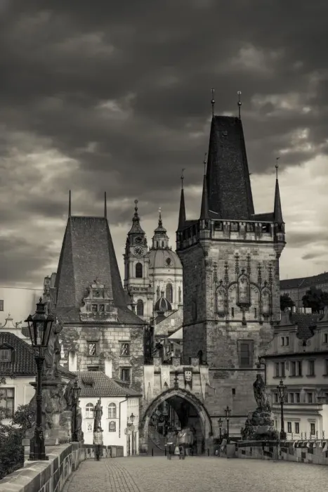 Framed Print : Czech Republic, Prague, Stare Mesto (Old Town), Little Quarter (Mala Strana) and Charles Framed Print : Czech Republic, Prague, Stare Mesto (Old Town), Little Quarter (Mala Strana) and Charles