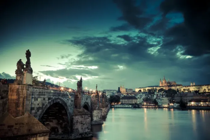 Framed Print : Czech Republic, Prague, Stare Mesto (Old Town), Charles Bridge, Hradcany Castle and St Framed Print : Czech Republic, Prague, Stare Mesto (Old Town), Charles Bridge, Hradcany Castle and St