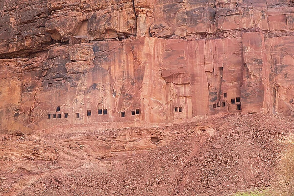Dadan tombs, Al-Ula, Medina Province, Saudi Arabia