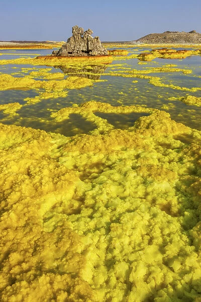 Dallol sulphur pools, Afar region, northern Ethiopia