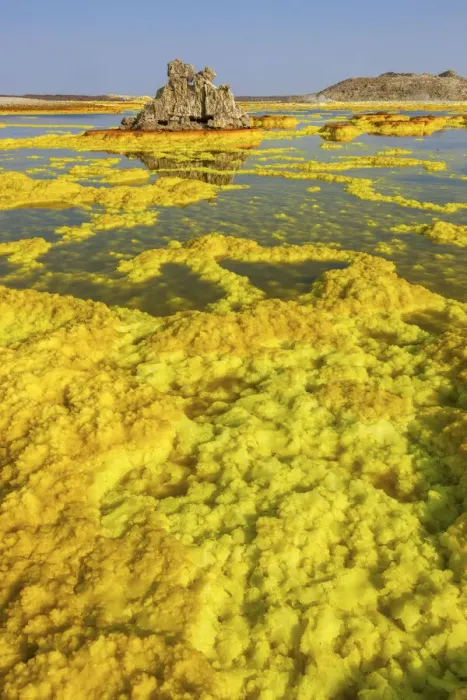 Framed Print : Dallol sulphur pools, Afar region, northern Ethiopia Framed Print : Dallol sulphur pools, Afar region, northern Ethiopia