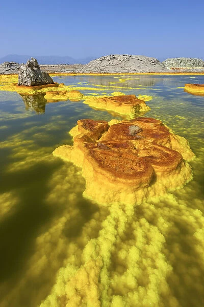 Dallol sulphur pools, Afar region, northern Ethiopia