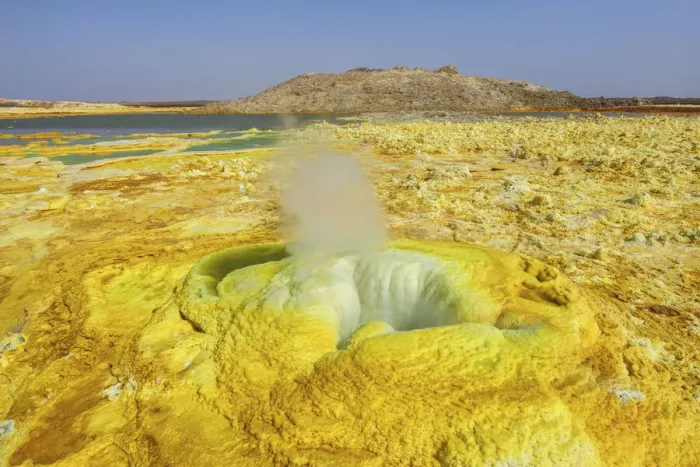 Framed Print : Dallol sulphur pools, Afar region, northern Ethiopia Framed Print : Dallol sulphur pools, Afar region, northern Ethiopia