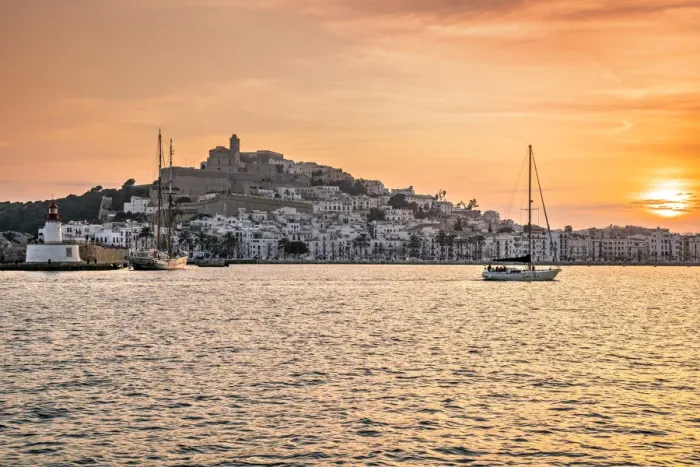 Framed Print : Dalt Vila old town skyline, Ibiza, Balearic Islands, Spain Framed Print : Dalt Vila old town skyline, Ibiza, Balearic Islands, Spain