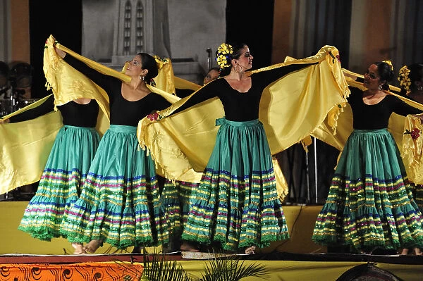 Dancers at the Centro Cultural Antiguo, Balet Folklorico, Masaya, Nicaragua