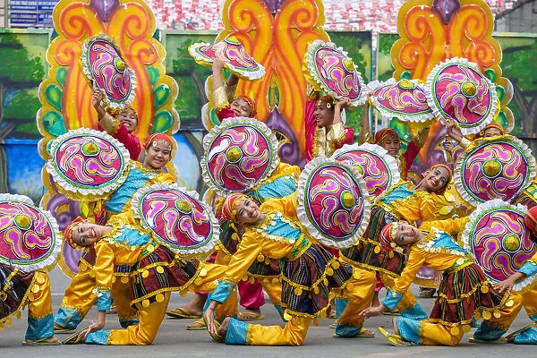 Dancers from Tribu Talakudong of Camaron City perform wearing colorful traditional