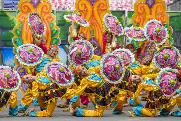Framed Print : Dancers from Tribu Talakudong of Camaron City perform wearing colorful traditional Framed Print : Dancers from Tribu Talakudong of Camaron City perform wearing colorful traditional