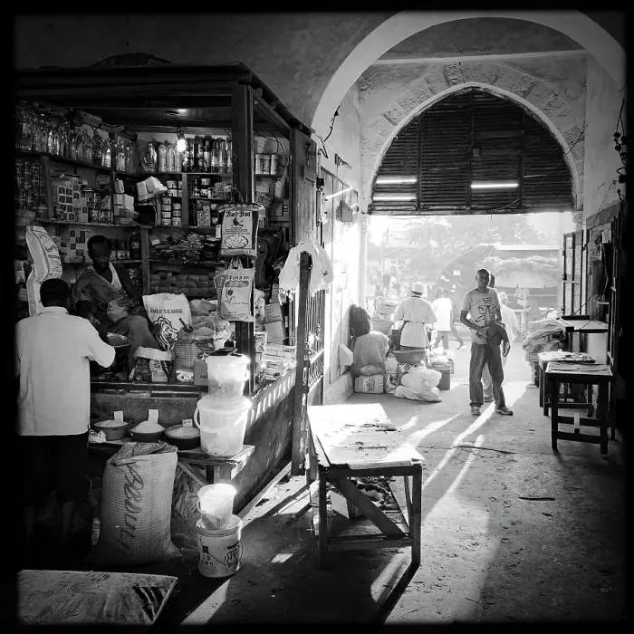 Framed Print : Darajani Market, Stonetown, Zanzibar, Tanzania Framed Print : Darajani Market, Stonetown, Zanzibar, Tanzania