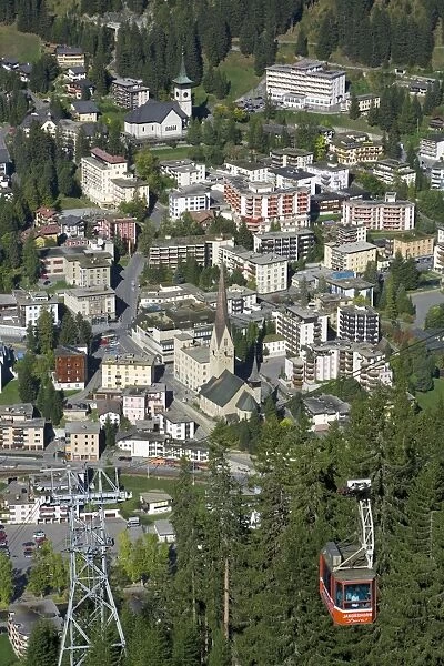 Davos overview & cable car