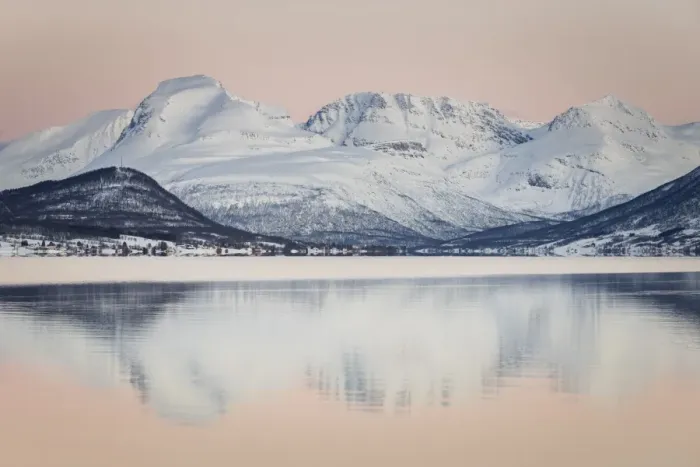 Framed Print : Dawn at Balsfjord, Troms, Norway, Europe Framed Print : Dawn at Balsfjord, Troms, Norway, Europe