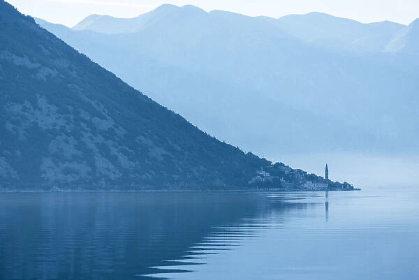 Dawn in The Bay of Kotor, Montenegro