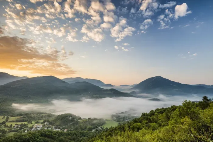 Framed Print : Dawn over Castellane, Provence, France Framed Print : Dawn over Castellane, Provence, France