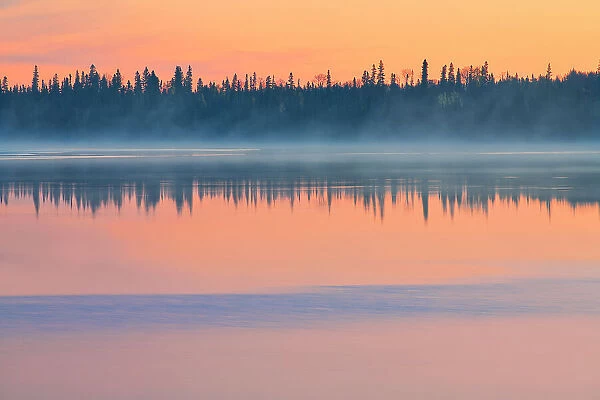 Dawn light on Klotz Lake Klotz Lake near Longlac, Ontario, Canada